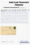 Stamp of Brazil » 1866-83 Dom Pedro » 1866 "Black Beard" Issue 1866, 100r green, "cracked plate" variety on cover