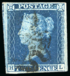 Stamp of Great Britain » 1841 2d Blue 1841 2d. blue,  a fine selection of Maltese cross usages