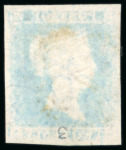Stamp of Great Britain » 1841 2d Blue 1841 2d. blue,  a fine selection of numeral cancel