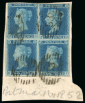 Stamp of Great Britain » 1841 2d Blue 1841 2d. blue,  a fine selection of numeral cancel