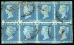Stamp of Great Britain » 1841 2d Blue 1841 2d. blue,  a fine selection of numeral cancel