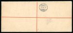Stamp of Falkland Islands 1915 (Mar 31) long registered envelope to Switzerland with 1912-20 1s tied by Port Stanley double circle ds 