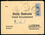 Stamp of Large Lots and Collections Italy: 1867-1950s, 48 covers all addressed to Switzerland