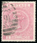 Stamp of Large Lots and Collections 1840-1980, Mint & used collection on stockpages incl. used QV high values, £5 orange specimen, etc.