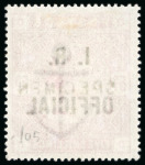 Stamp of Great Britain » Officials Inland Revenue: 1890 5/- rose, DD, IR Official, overprinted