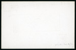 Stamp of Great Britain » Telegraphs 1876 £1. Telegraph die proof in black on white glazed