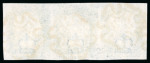 Stamp of Great Britain » 1840 2d Blue (ordered by plate number) 1840 2d. blue,  Pl. 2, OJ-OL strip of three, good to