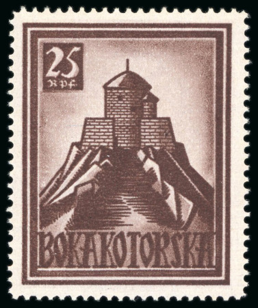Stamp of Germany » German WWII Occupation Issues » Kotor 1944, unissued 25rpf