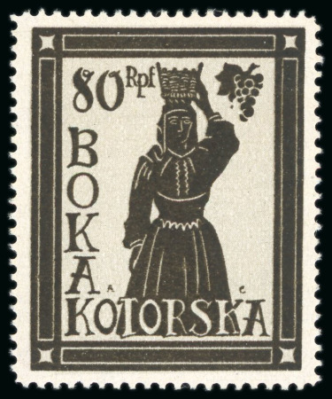 Stamp of Germany » German WWII Occupation Issues » Kotor 1944, unissued 80rpf