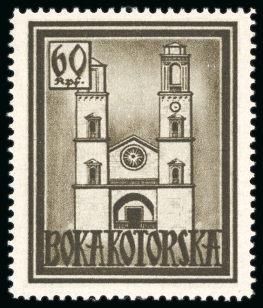 Stamp of Germany » German WWII Occupation Issues » Kotor 1944, unissued 60rpf