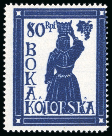 Stamp of Germany » German WWII Occupation Issues » Kotor 1944, unissued 80rpf