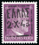 Stamp of Germany » German WWII Occupation Issues » Zante 1943, overprints in both colours