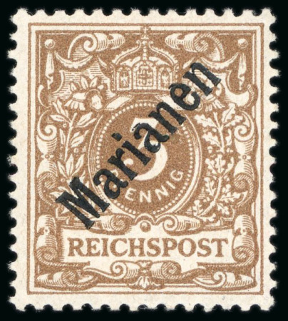 Stamp of Germany » German Colonies » Mariana Islands 1899, 3 pf mint