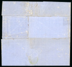 Stamp of Brazil » 1866-83 Dom Pedro » 1866 "Black Beard" Issue 1866, 100r green, type I, die I, used overlapping the