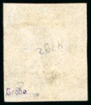 Stamp of Great Britain » Officials 1840 VR 1d. black, OK, unused without gum, good to
