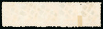 Stamp of Brazil » 1866-83 Dom Pedro » 1866 "Black Beard" Issue 1866, 500r orange, a remarkable strip of five used