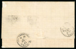 Stamp of Brazil » 1866-83 Dom Pedro » 1866 "Black Beard" Issue 1866, 500r orange, paying the single rate on 23.8.1875