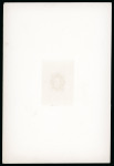 Stamp of Brazil » 1866-83 Dom Pedro » 1866 "Black Beard" Issue 1876, 20r black, die proof on India paper, die sunk on card