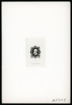 Stamp of Brazil » 1866-83 Dom Pedro » 1866 "Black Beard" Issue 1876, 20r black, die proof on India paper, die sunk on card