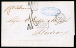 Stamp of Venezuela » Maritime Postal History 1857 (Nov 4) Entire letter from La Guaira to Bordeaux