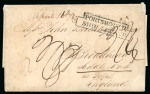 Stamp of Venezuela » Maritime Postal History 1833 Ship Letter La Guaira-England