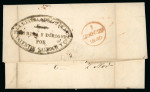 Stamp of Venezuela » Maritime Postal History 1840 (Aug 24) Entire ship letter from Caracas to London