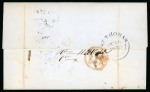 Stamp of Venezuela » Maritime Postal History 1850 (Sept 25) letter La Guaira to London