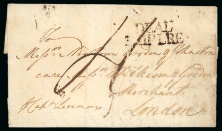 Stamp of St. Kitts-Nevis 1777 (Nov 3) Entire from St. Kitts to London