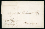 Stamp of Grenada 1777 (Nov 3) Entire from St. Kitts to London, endorsed