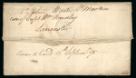 Stamp of Netherlands » Netherlands Colonies » Netherlands Antilles 1788 (May 22) entire from St. Martin to England, with ms "6" rate and "LANCASTER" entry hs