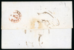 Stamp of Netherlands Colonies » Surinam 1848 (Jun 27) wrapper from Paramaribo to the Netherlands