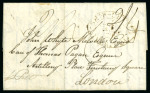 Stamp of Dominica 1812 (May 23) entire from Dominica to London, carried by warship "Pitt"