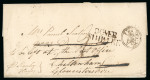 Stamp of St. Kitts-Nevis 1796 (Jun 29) entire from St. Kitts to England endorsed "p Stanley Hayes" at lower left