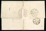 Stamp of Grenada 1795 (Mar 23) wrapper from Grenada to Scotland, reverse