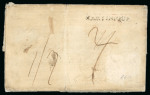 Stamp of Colonies françaises » Martinique 1794, lettre envoyée pendant la seconde occupation