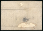 Stamp of Barbados 1732 (Sep 7) entire from Barbados to Scotland, endorsed "p Capt. Nisbett"