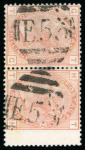 Stamp of Great Britain » British Post Offices Abroad Collection: Group of used abroad singles, multiples and on piece
