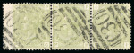 Stamp of Great Britain » British Post Offices Abroad Collection: Group of used abroad singles, multiples and on piece