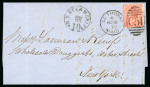 Stamp of Great Britain » British Post Offices Abroad Danish West Indies: 1872 (Nov 16) entire from Caracas to the USA