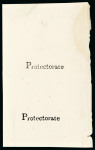 Stamp of Bechuanaland Bechuanaland Protectorate - 1888, "Protectorate" overprint,  unique assembly