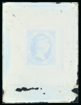 Stamp of Spain Spain - 1851 2r blue error of colour, a group of four