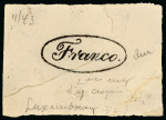 Stamp of Luxembourg Luxembourg - 1859-60, assembly comprising 13 cancellation items