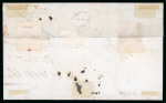 Stamp of Great Britain » 1840 1d Black and 1d Red plates 1a to 11 1840 (Sep 26) wrapper from Exeter to Bradford with 1840 1d black pl.3 EB