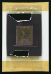 Stamp of Australia » Tasmania Tasmania - 1892 £1 the two original matrices in negative