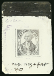 Stamp of United States » Postmasters' Provisionals USA - New York City - 1842 City Despatch Post 3c, trio of clichés on celluloid