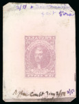 Stamp of United States » Confederate States » Postmasters' Provisionals USA - Confederate States - 1862 3c, four clichés on celluloid