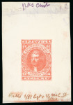 Stamp of United States » Confederate States » Postmasters' Provisionals USA - Confederate States - 1862 3c, four clichés on celluloid