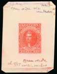 Stamp of United States » Confederate States » Postmasters' Provisionals USA - Confederate States - 1862 3c, four clichés on celluloid
