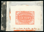 Stamp of United States » Postmasters' Provisionals USA - Providence - 1846 Postmaster's Provisional, two clichés on film