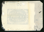 Stamp of United States » Postmasters' Provisionals USA - Providence - 1846 Postmaster's Provisional, two clichés on film